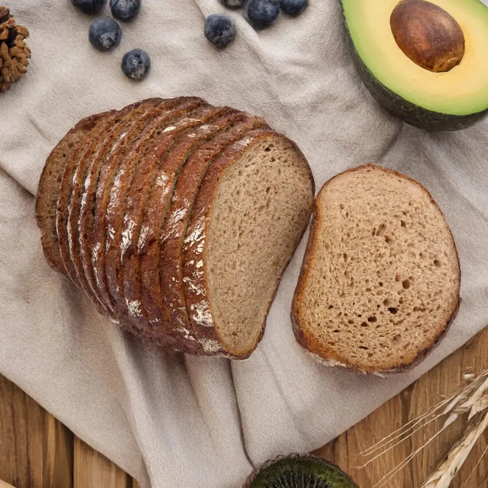 Protein K Pão Redondo 60% Centeio pane di segale rotondo proteico
