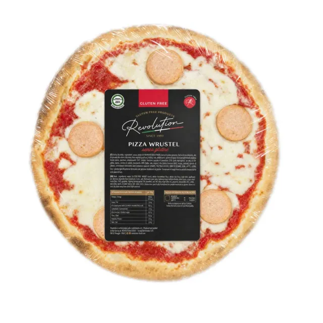 Revolution Food Pizza Wurstel 330g 30cm Senza Glutine