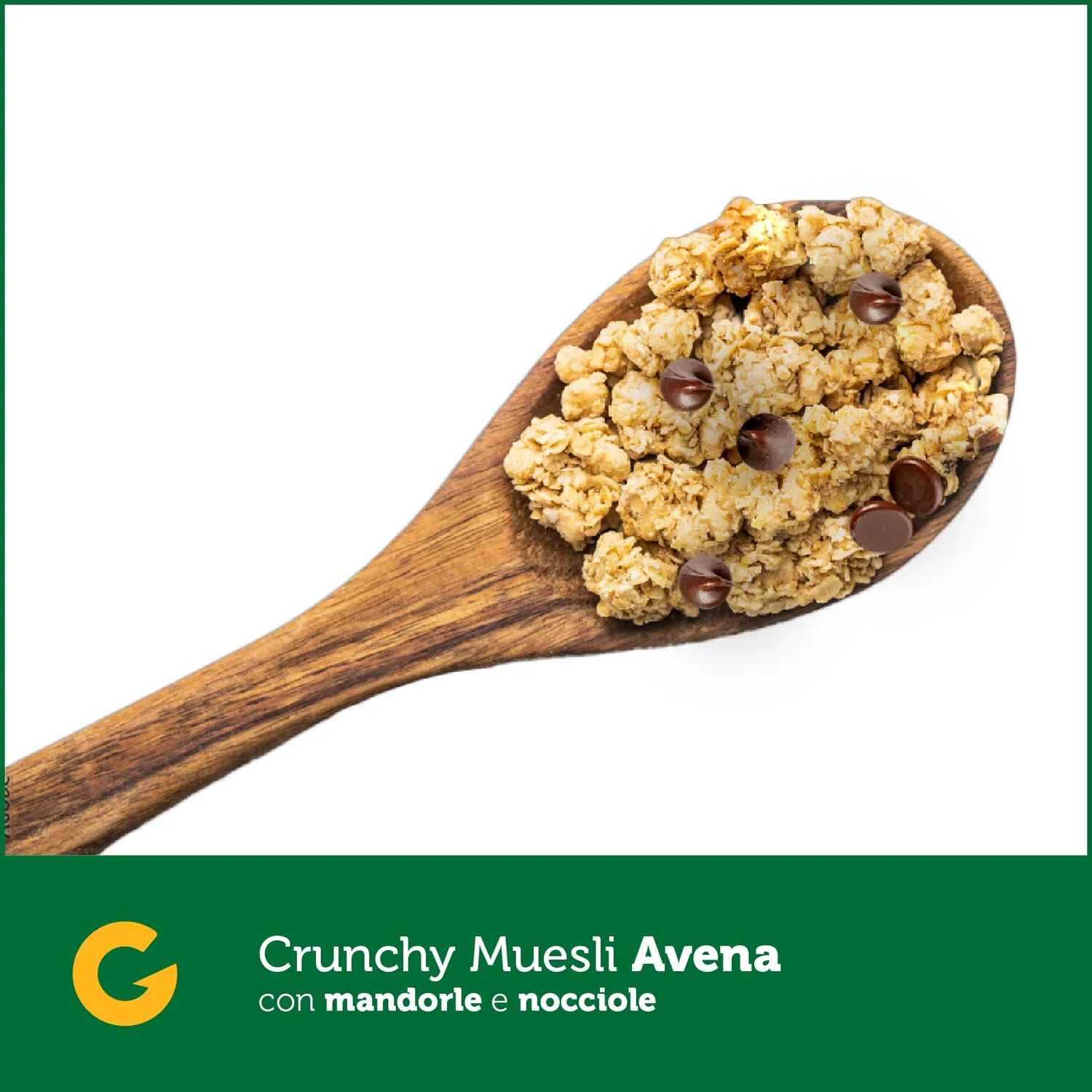 Giusto Crunchy Muesli Mandorle Nocciole cereali 375g senza glutine