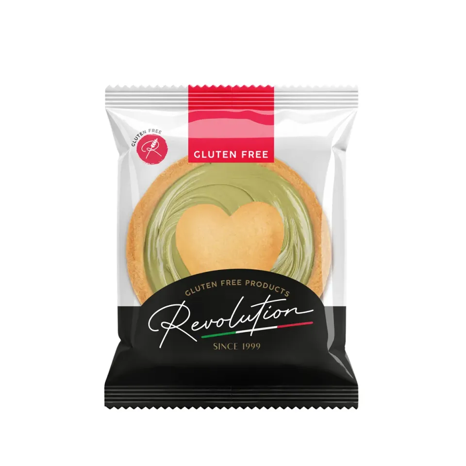 Revolution Food Crostatina Crema di Pistacchio Senza Glutine 60 g