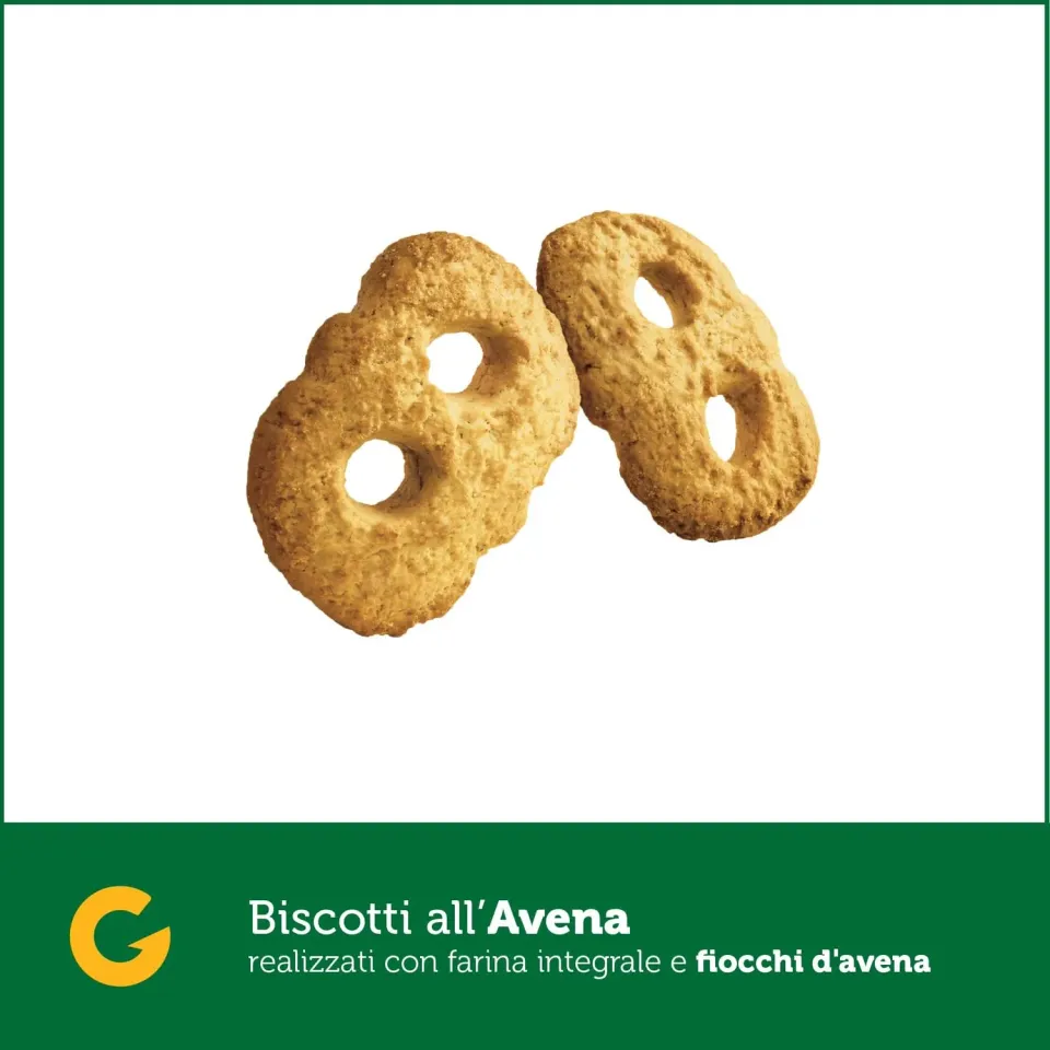 Giusto Biscotti all'Avena senza glutine 250 g