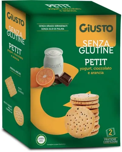 Giusto Petit Biscotti Secchi 2x62,5 g senza olio palma