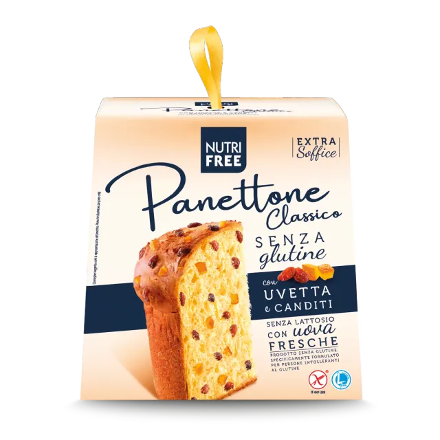 Nutrisi Panettone Uvetta e Canditi senza glutine