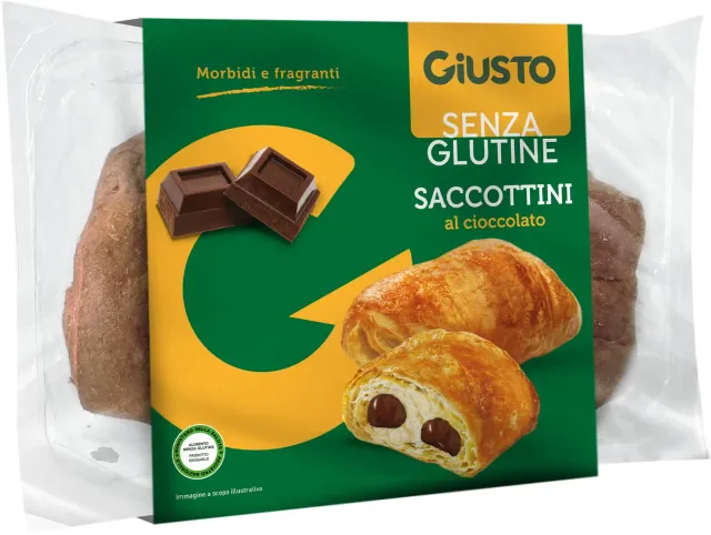 Giusto Saccottini Cioccolato Sfoglia 4x80 g senza glutine