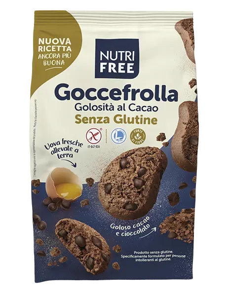 Nutrisi Goccefrolla Cacao biscotti senza lattosio