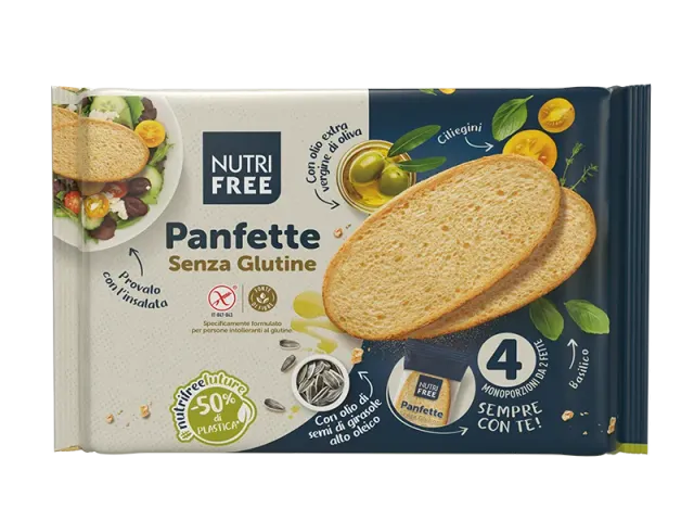 Nutrisi Panfette pane senza glutine 2 fette monoporzione