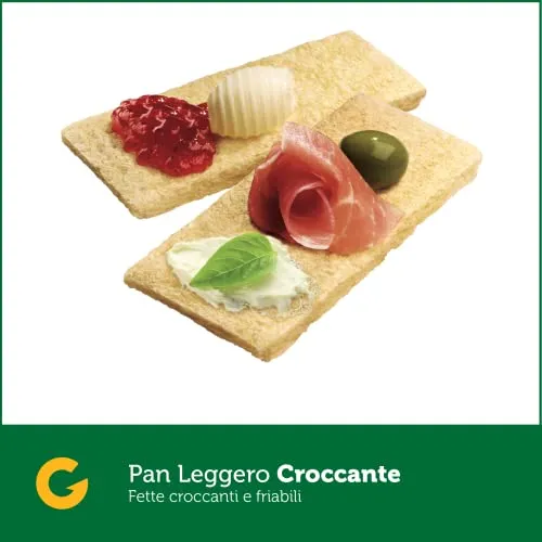 Giusto Pan Leggero Croccante pane senza glutine 250 g