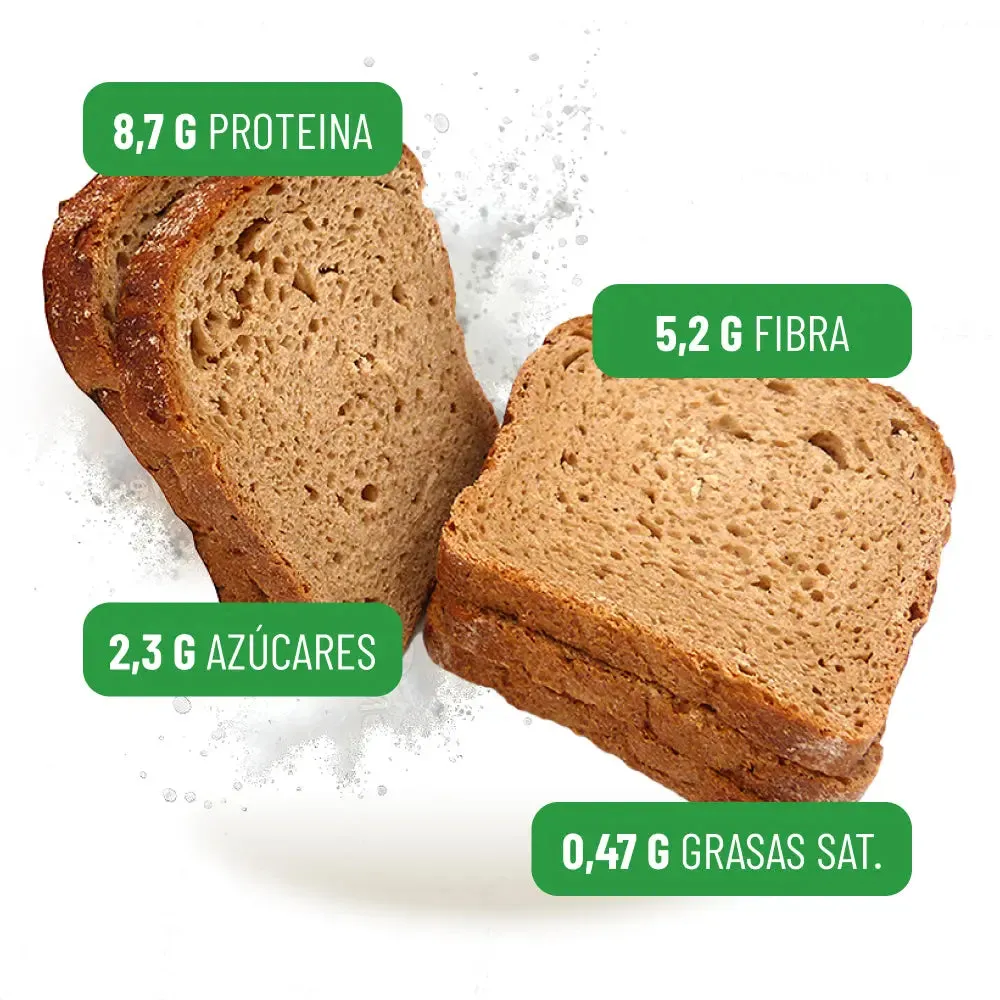 Protein K pane 100% segale 500g ricco di fibre naturale