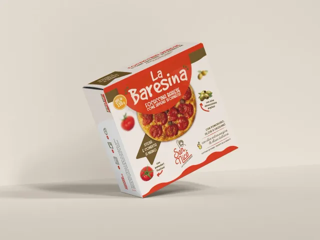 SanNicò La Baresina focaccina barese 2 pezzi classica