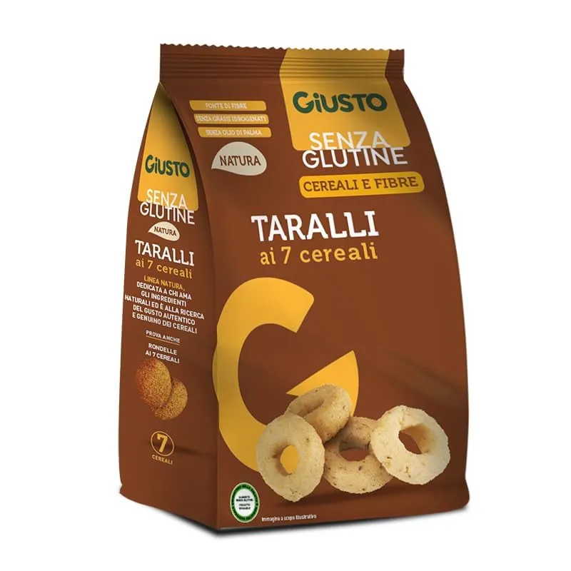 Giusto 7 Cereali taralli senza glutine 175 g