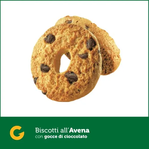 Giusto Natura biscotti avena cioccolato senza glutine 250 g